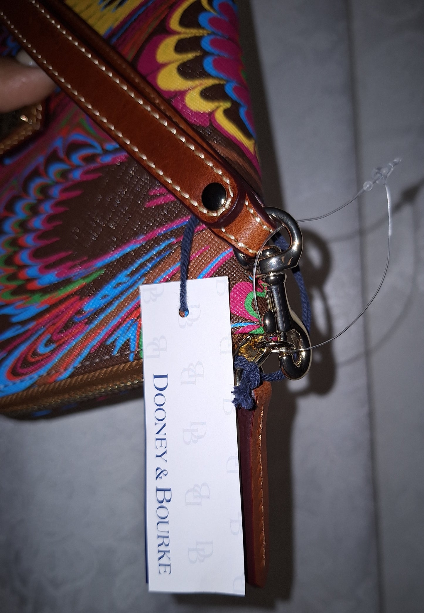 Dooney & Bourke Plumes Long Zip Wallet - Brown - NWT (Price Includes Shipping)