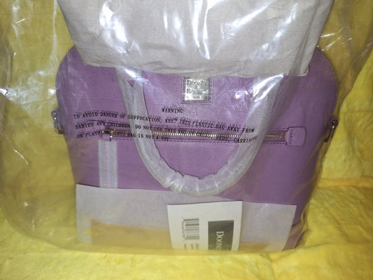 Dooney & Bourke Domed Zip Satchel - Light Mauve - Saffiano Leather (Price Includes Shipping)