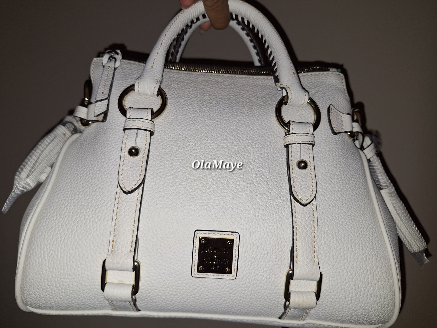 Dooney & Bourke Leather Satchel - Bone/Off White - NWT  (Price Includes Shipping)