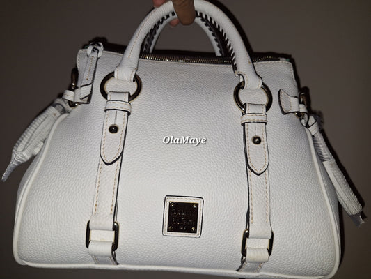 Dooney & Bourke Leather Satchel - Bone/Off White - NWT  (Price Includes Shipping)