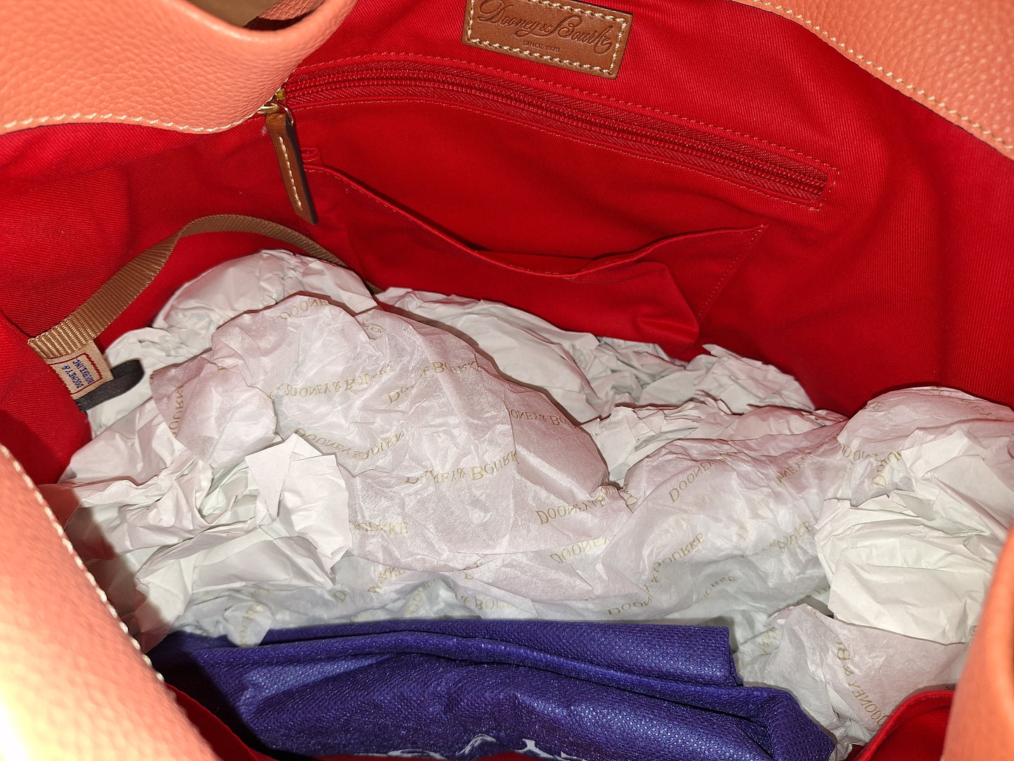 Dooney & Bourke Logo Lock Shoulder Bag Set - Coral - NWT (Price Includes Shipping)