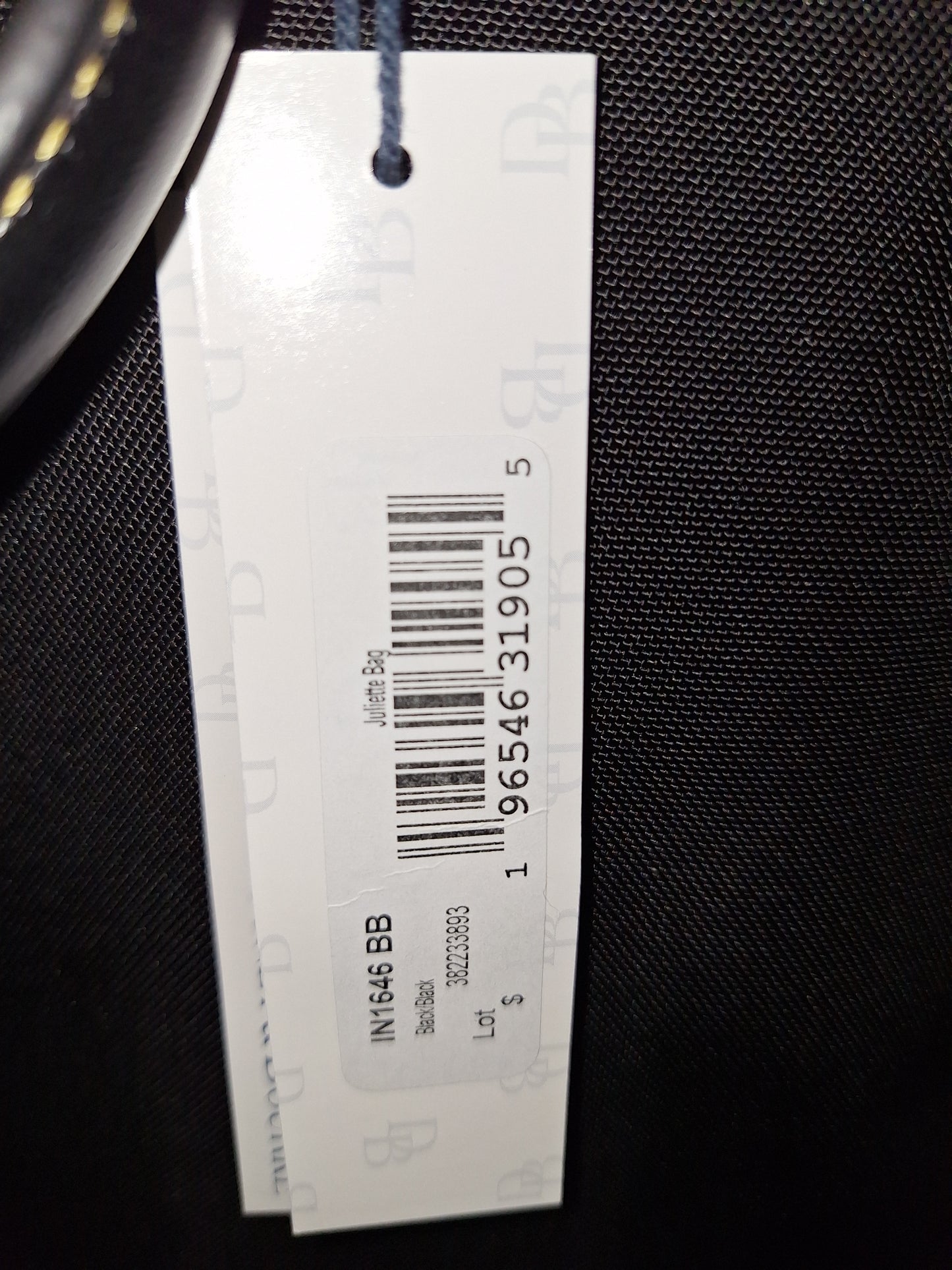 Dooney & Bourke Nylon Juliette Bag - Black/Black - NWT(Price Includes Shipping)