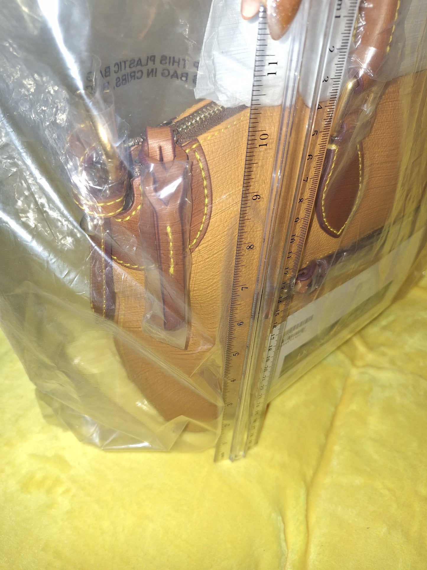 Dooney & Bourke All Weather Leather Domed Satchel 30 - NWT - Chamois - Price Includes Shipping