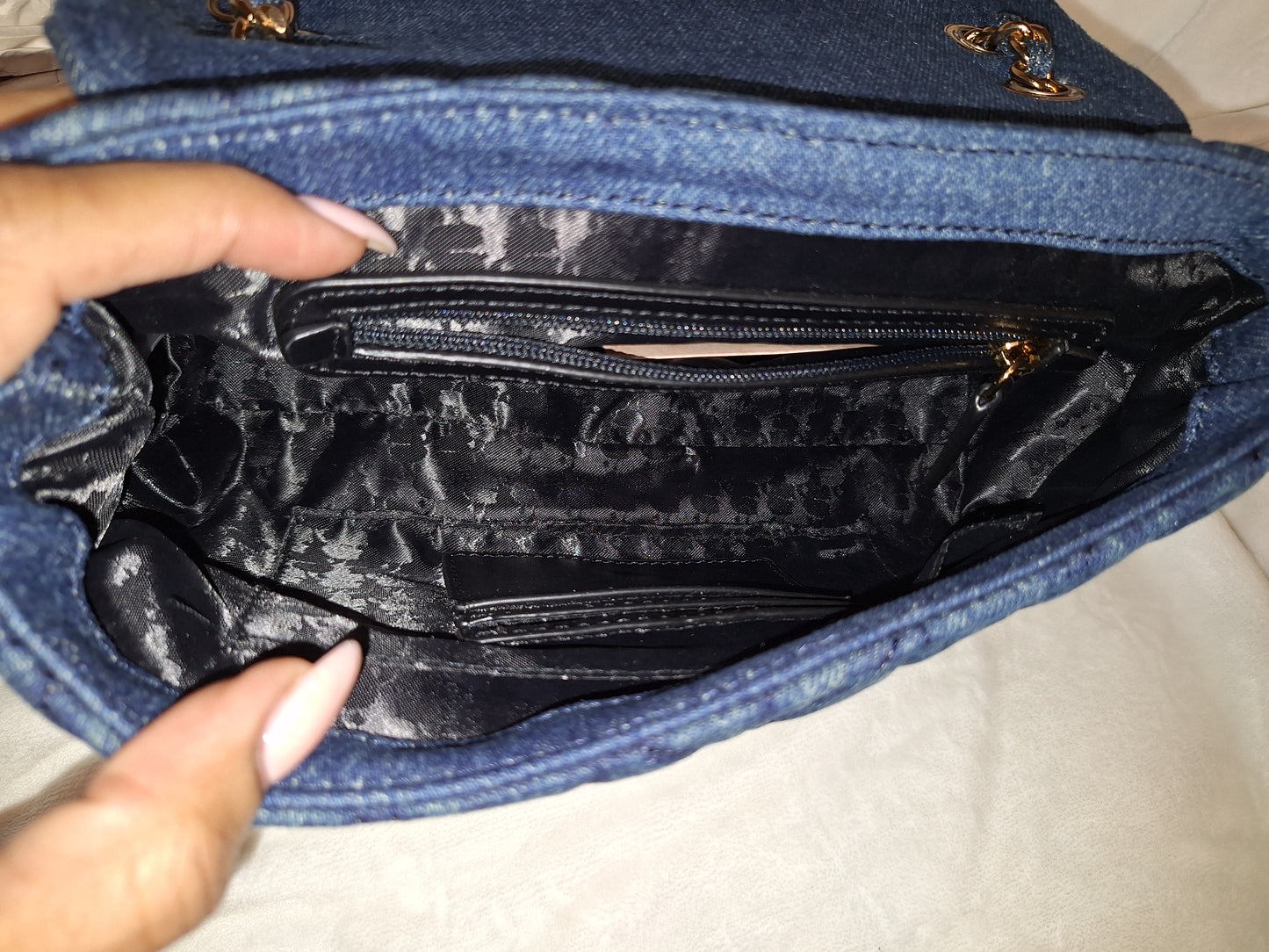 Karl Lagerfeld Agyness - Blue Denim - Regular Size - NWT (Price Includes Shipping)