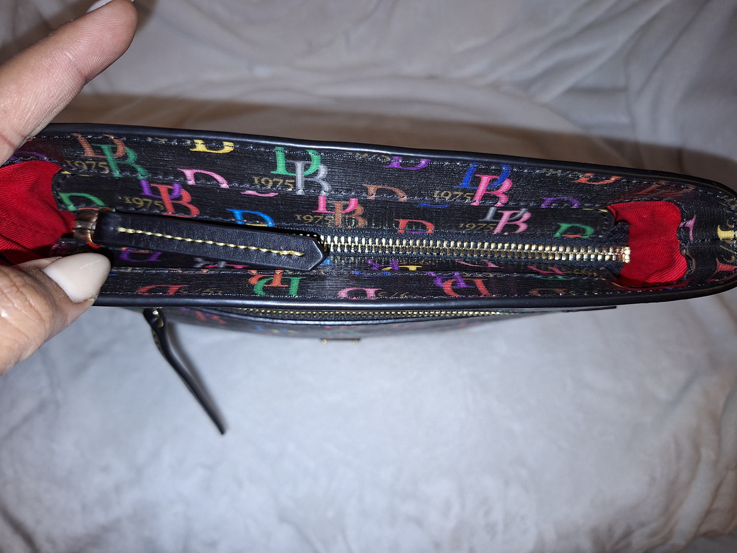 Dooney & Bourke Multicolor Monogram Zip Crossbody - NWOT - (Price Includes Shipping)