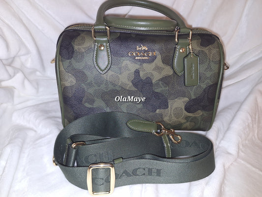 Coach Camouflage Bundle - Rowan (EUC), Corner Zip (NWT), Long Zip Wallet (NWT) (Price Includes Shipping)