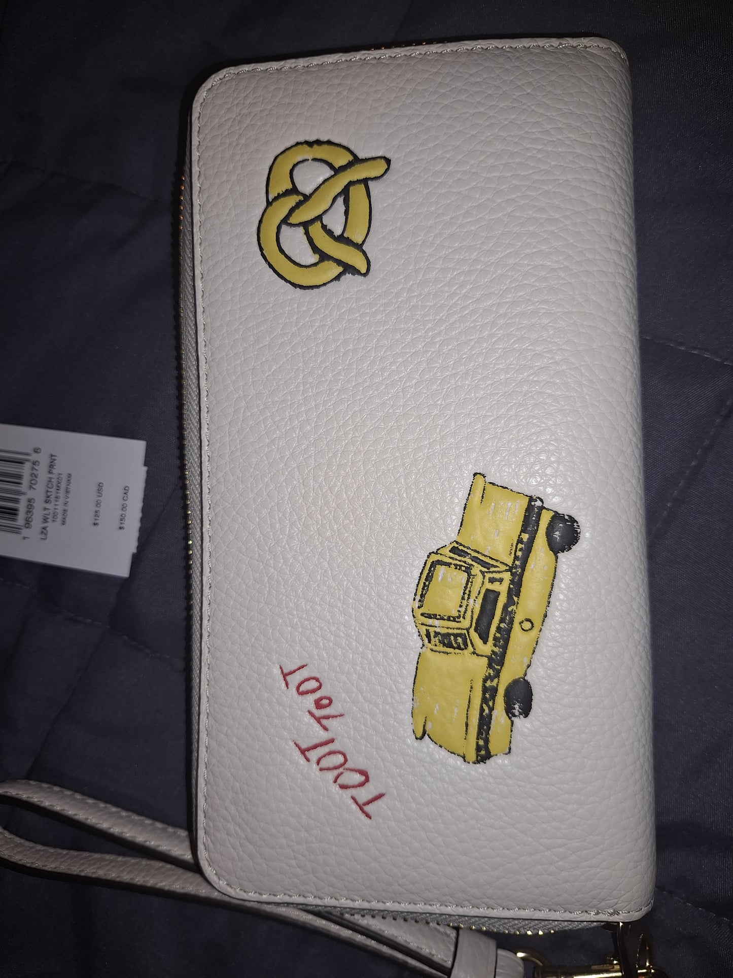 Coach Sketch Long Zip Wallet Wristlet - EUC (Price Includes Shipping)