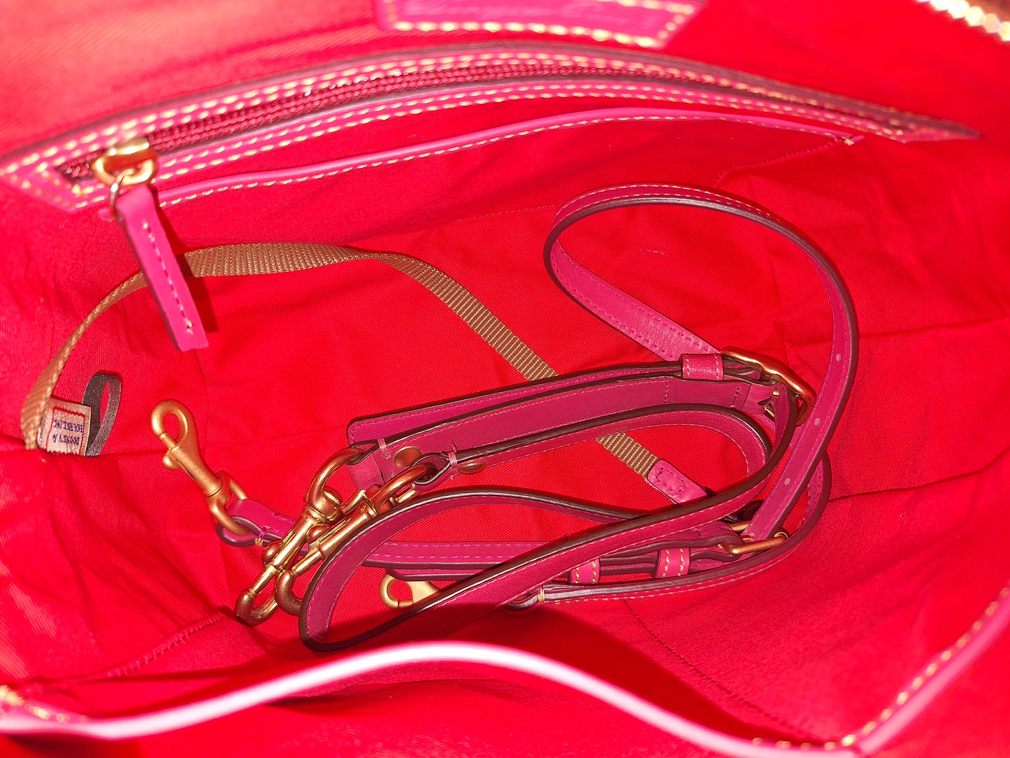 Dooney & Bourke Florentine Geena Satchel - Fuschia - NWT (Price Includes Shipping)