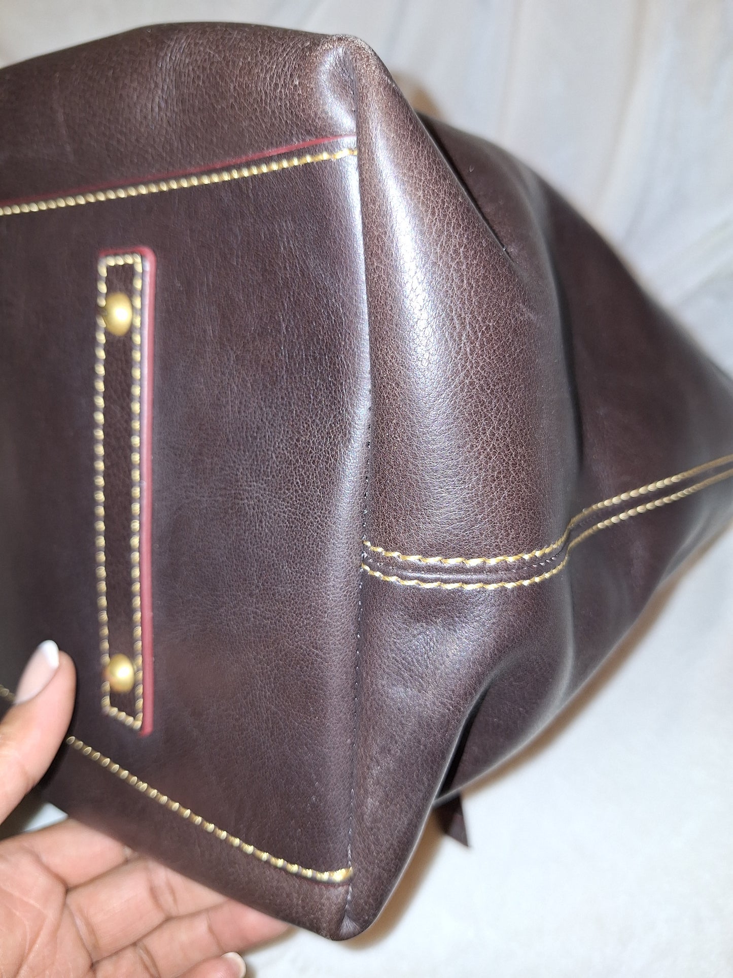 Dooney & Bourke Florentine Medium Russell - Brown T'moro  - EUC (Price Includes Shipping)