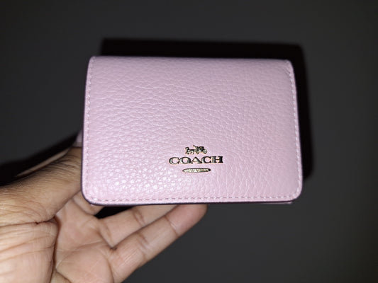 Coach Card Holder Wallet - Powder Pink - NWT - (Price Includes Shipping)