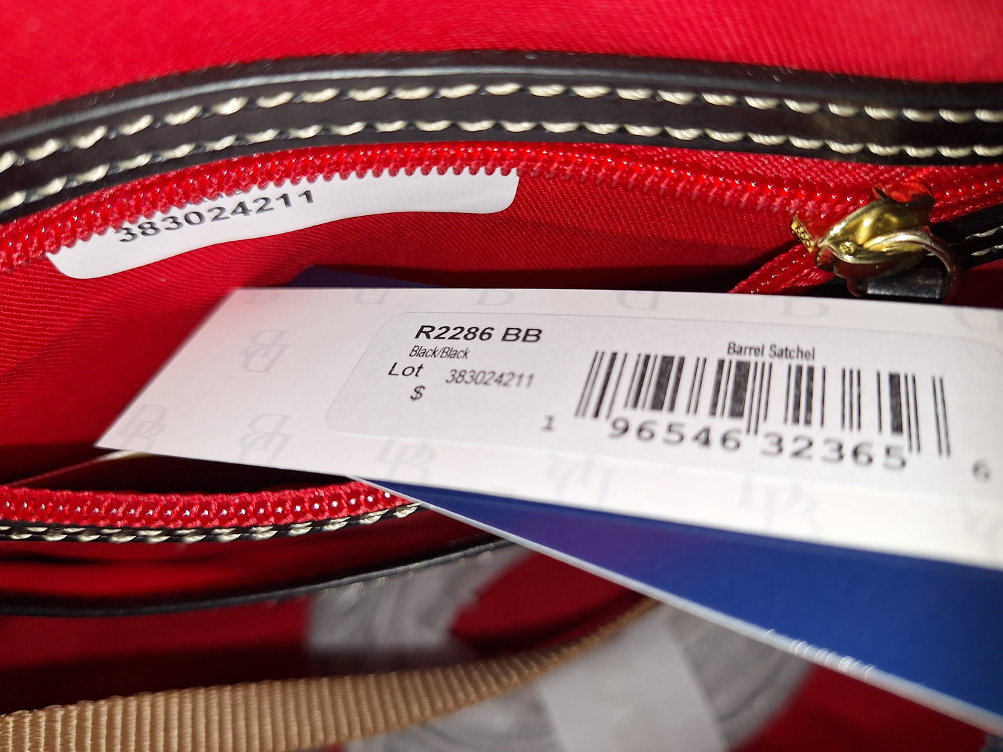 Dooney & Bourke Barrel Satchel  - Pebble Leather - Black/Black - EUC (Price Includes Shipping)