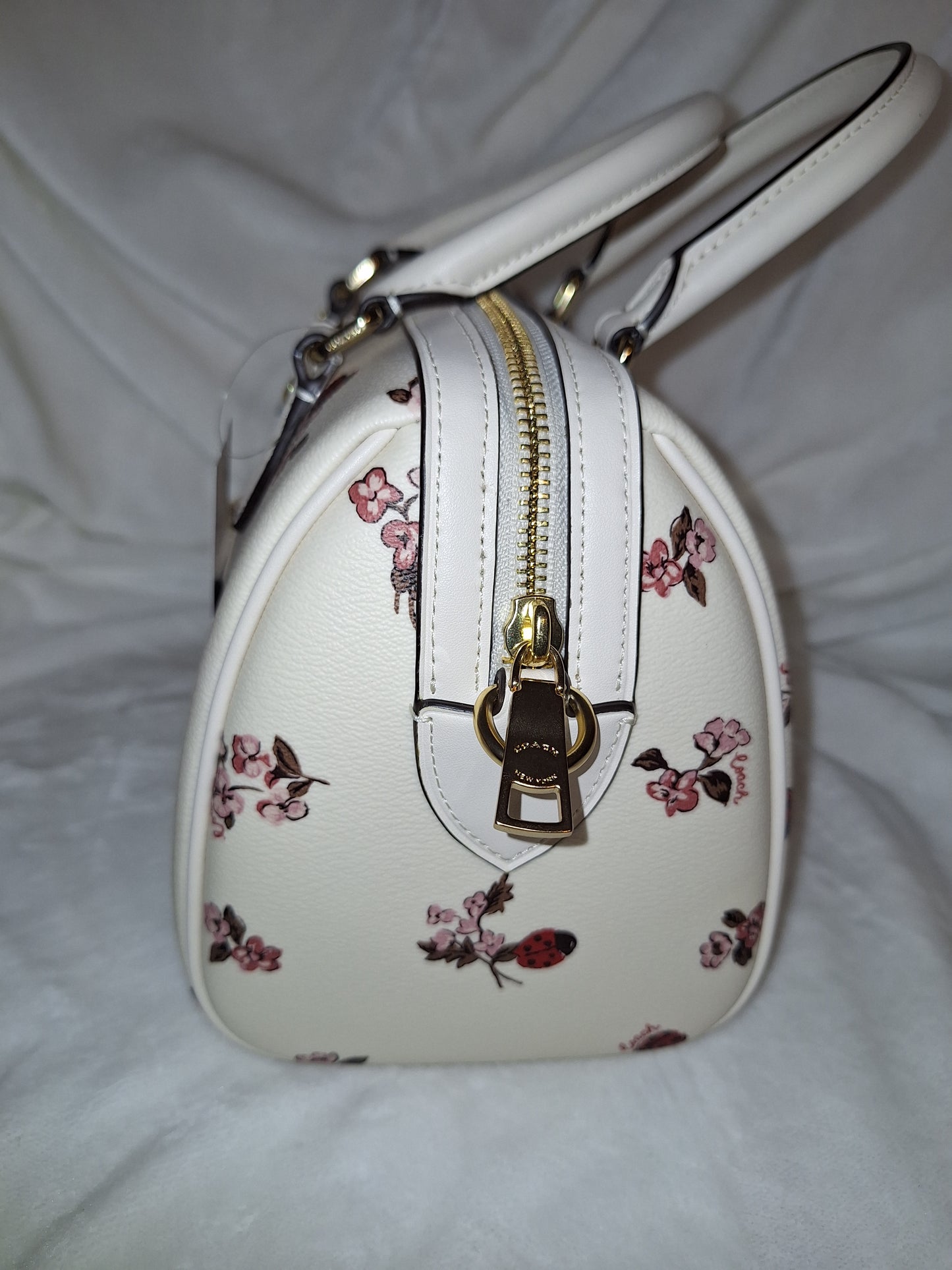 Coach Rowan Satchel - Ladybug Floral - NWT (Price Includes Shipping)