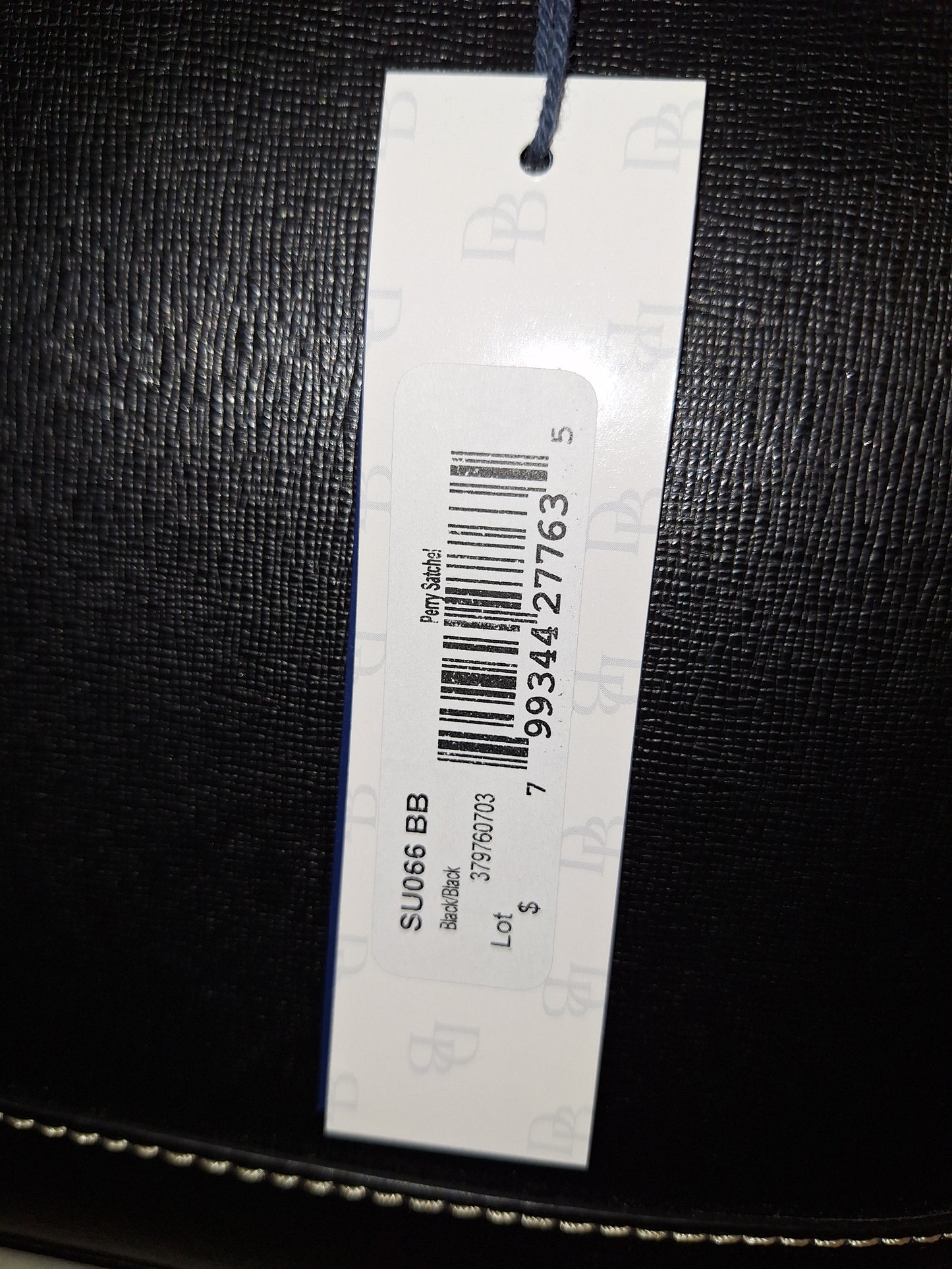 Dooney & Bourke Saffiano Perry Satchel - Black/Black - NWT (Price Includes Shipping)