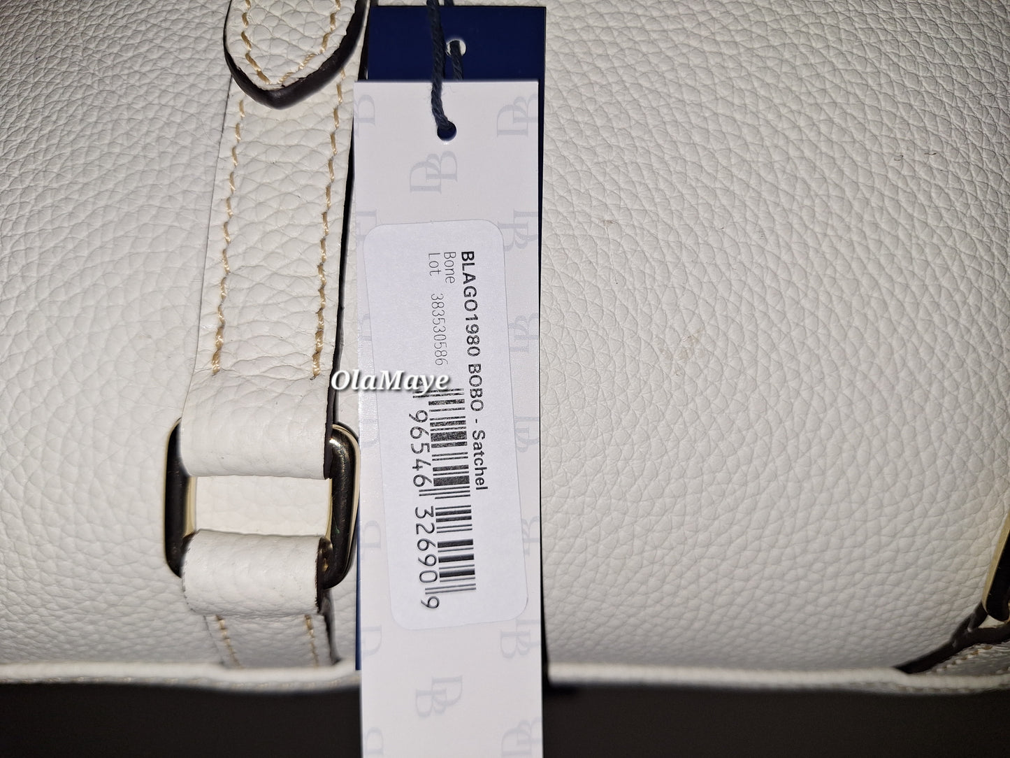 Dooney & Bourke Leather Satchel - Bone/Off White - NWT  (Price Includes Shipping)