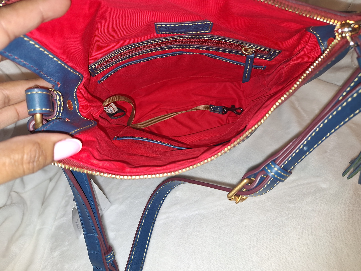 Dooney & Bourke Florentine Selina Crossbody - Denim - NWT (Price Includes Shipping)