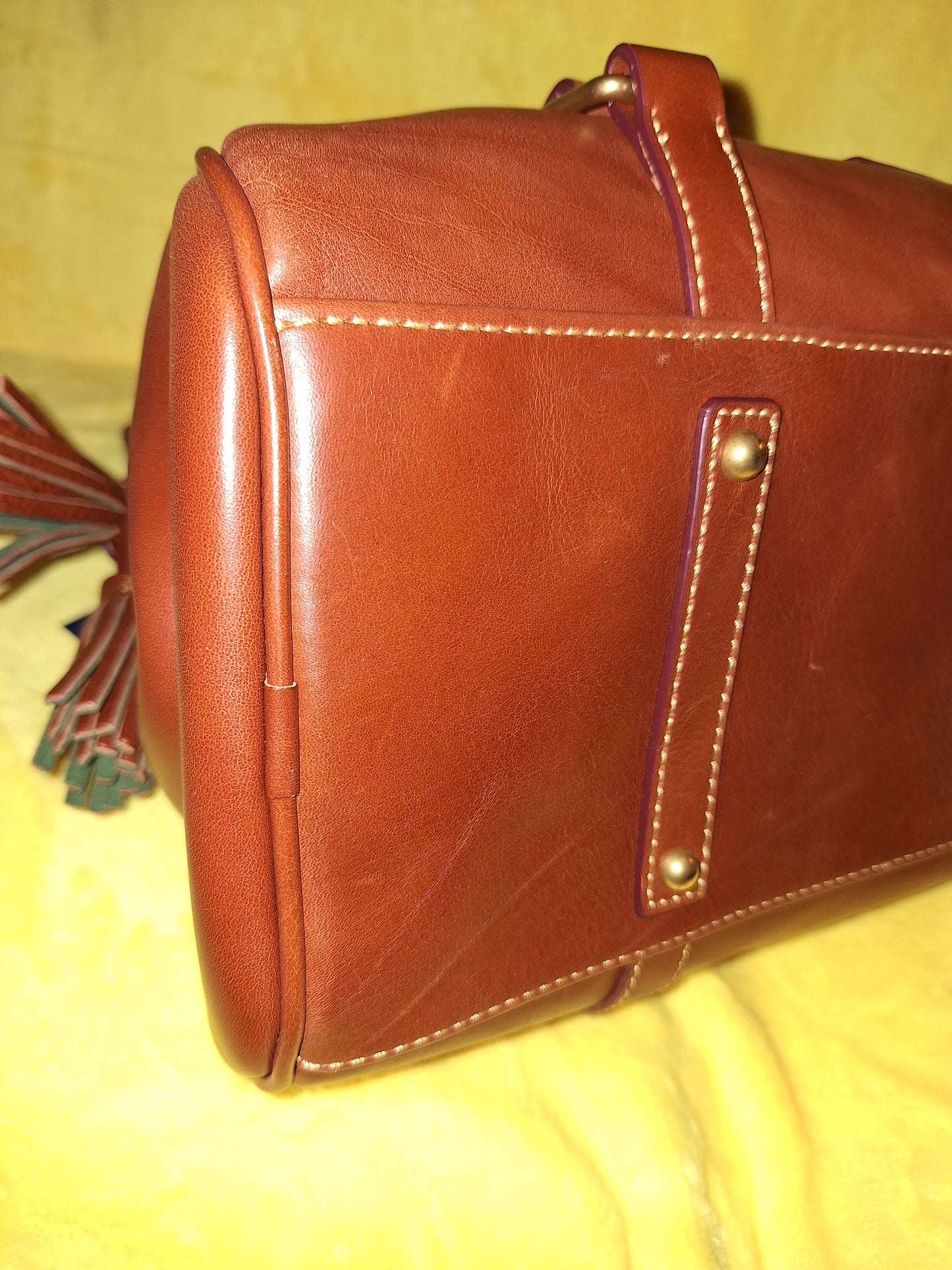 Dooney & Bourke (Large)  Florentine Leather Satchel & Matching Wallet - Ginger - NWT - Price Includes Shipping