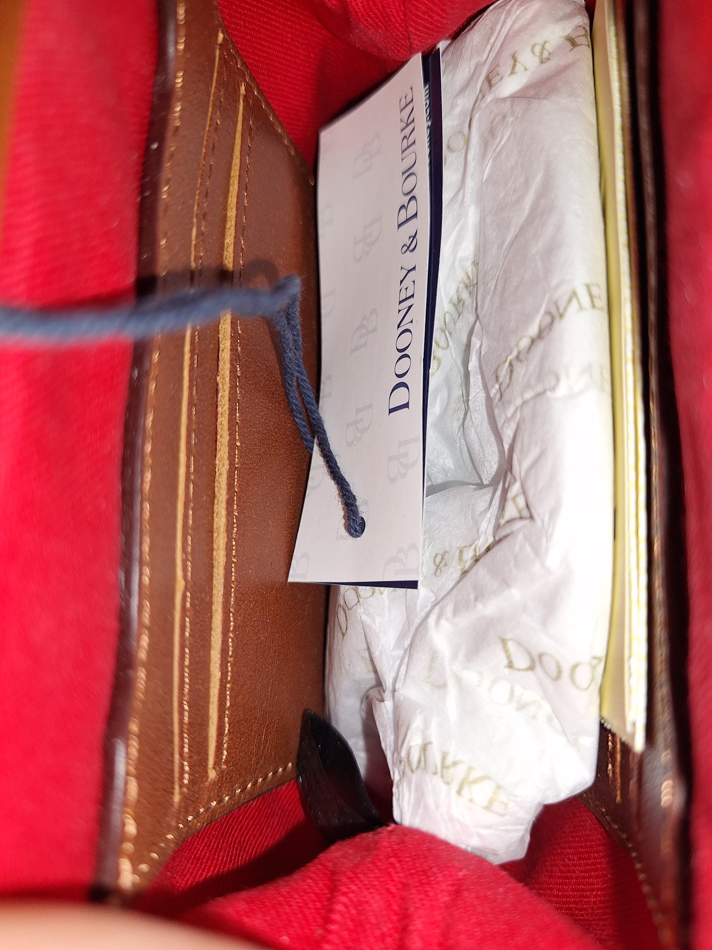 Dooney & Bourke Kisslock/Large Frame Coin Purse - Gretta/Brown/Tan  - NWT  (Price Includes Shipping)