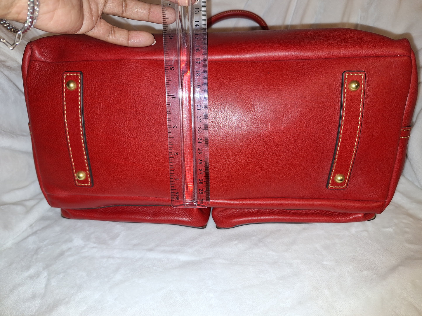 Dooney & Bourke Florentine Clayton Satchel - Red - NWT (Price Includes Shipping)