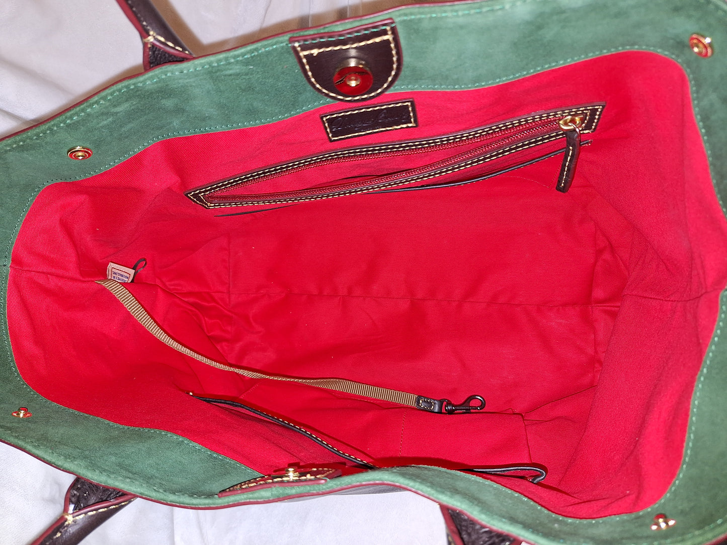 Dooney & Bourke Florentine Medium Russell - Brown T'moro  - EUC (Price Includes Shipping)