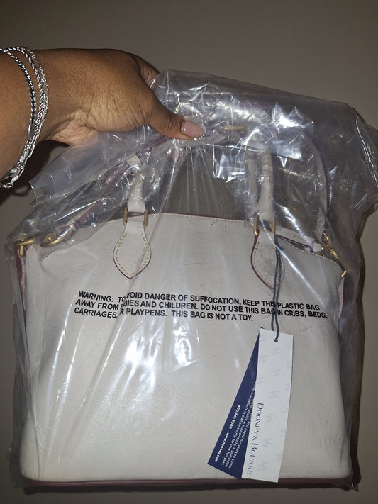 Dooney & Bourke Florentine Geena Satchel - Ecru - NWT (Price Includes Shipping)