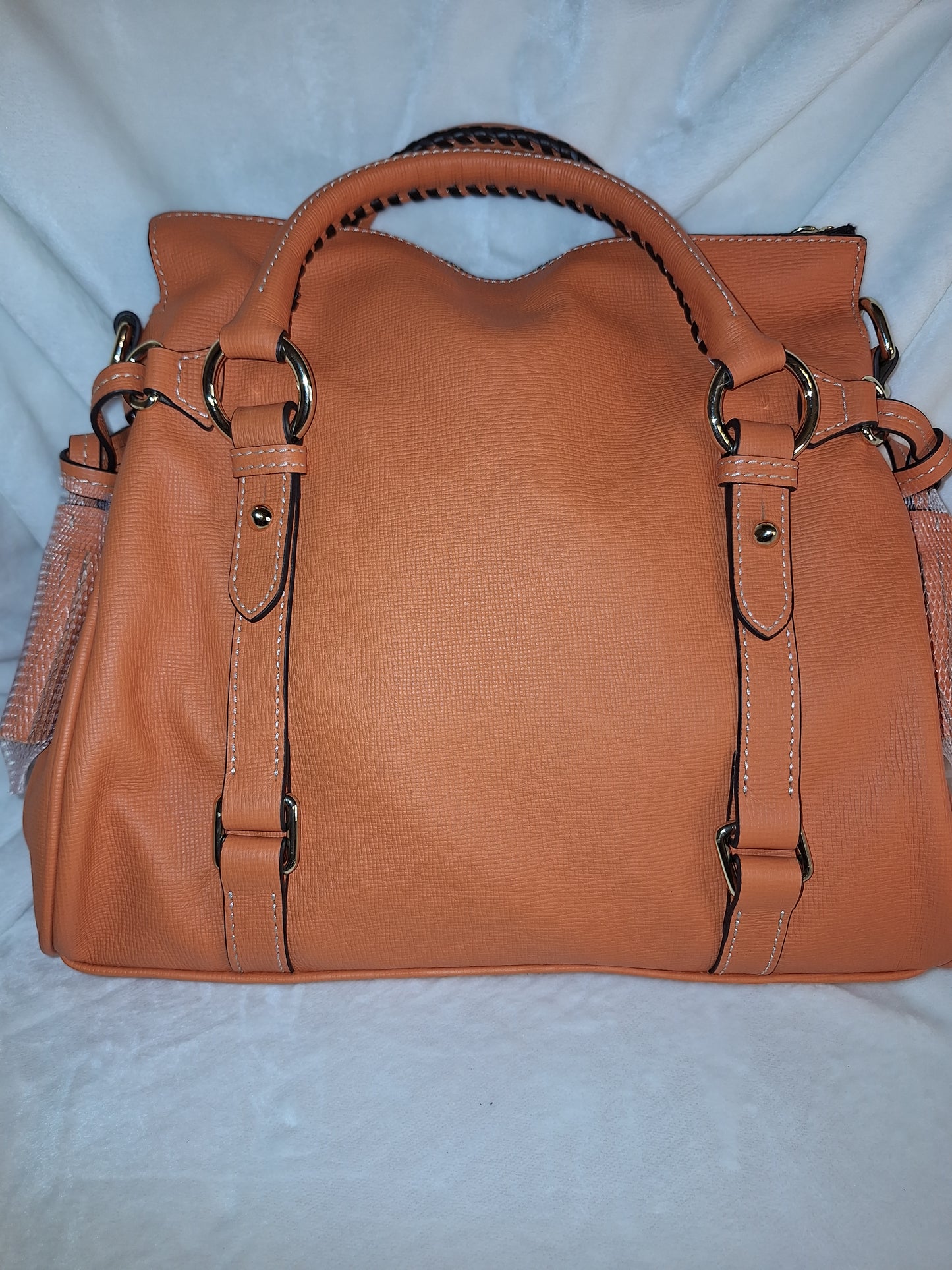 Dooney & Bourke Leather Satchel - Orange - NWT (Price Includes Shipping)