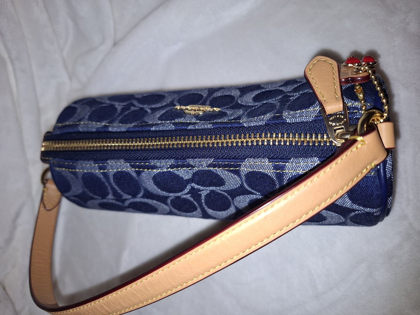 Coach Signature Denim Nolita Barrel - EUC - (Price Includes Shipping)