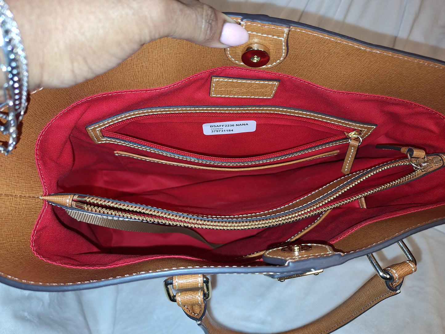 Dooney & Bourke Chelsea Shopper Satchel Bag - Natural - NWT - (Price Includes Shipping)