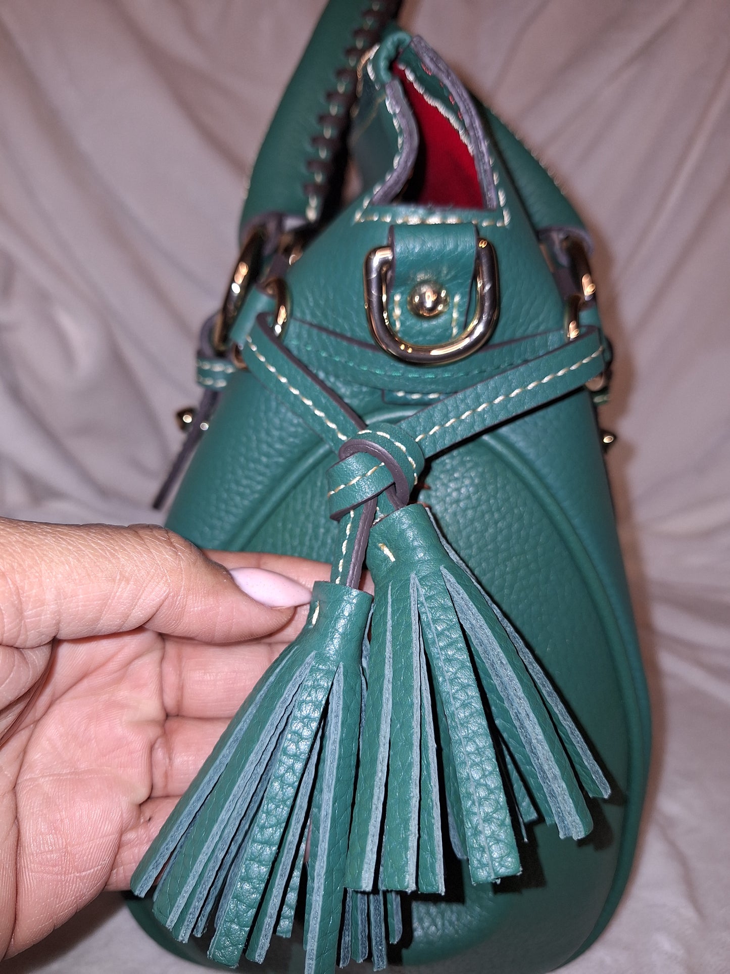 Dooney & Bourke Pebble Leather Satchel - Kelly Green - NWT (Price Includes Shipping)
