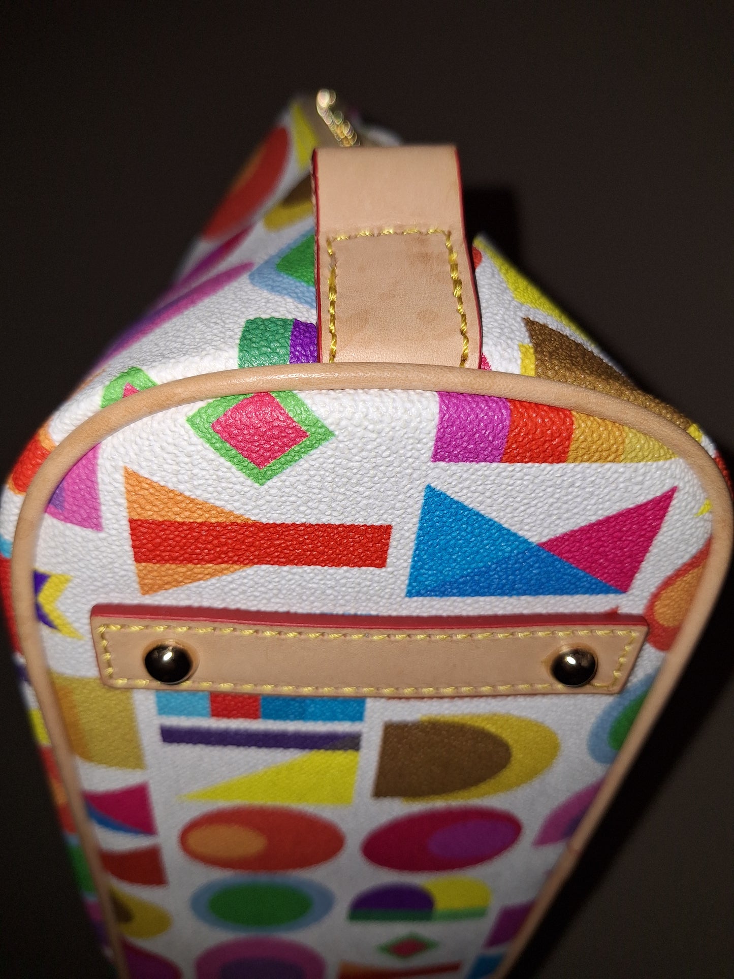 Dooney & Bourke Art Deco Satchel - White - EUC (Price Includes Shipping)