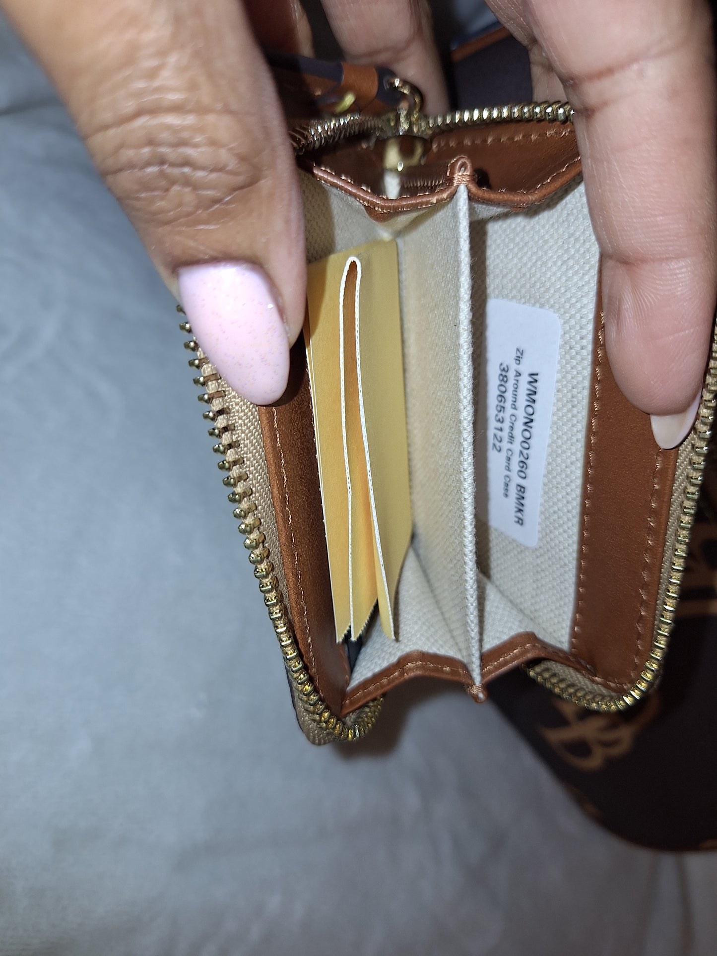 Dooney & Bourke Monogram Hobo & Matching Zip Card Case - Brown T'moro - NWT (Price Includes Shipping)