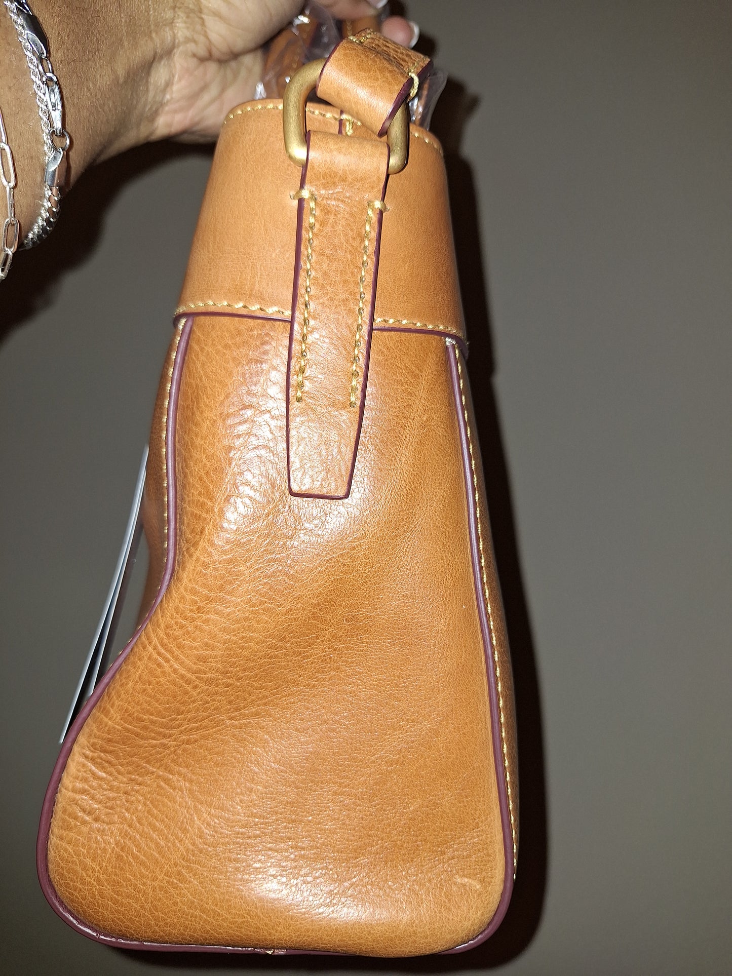 Dooney & Bourke Florentine Amelie Tote - Natural with Leather Interior - NWT (Price Includes Shipping)