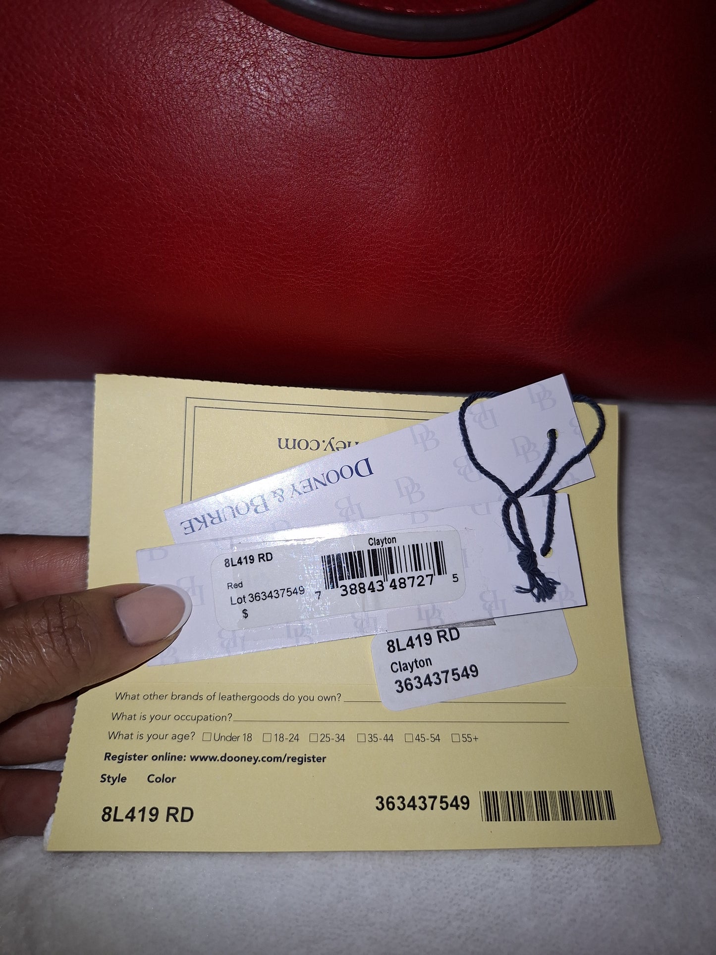 Dooney & Bourke Florentine Clayton Satchel - Red - NWT (Price Includes Shipping)