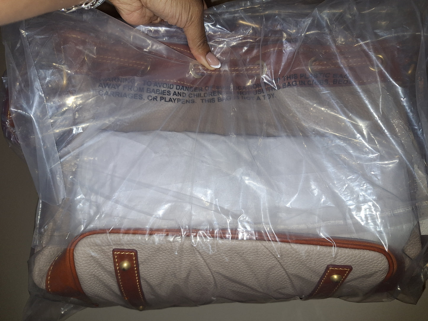 Dooney & Bourke Dillen Drawstring Bag - Taupe - NWT (Price Includes Shipping)