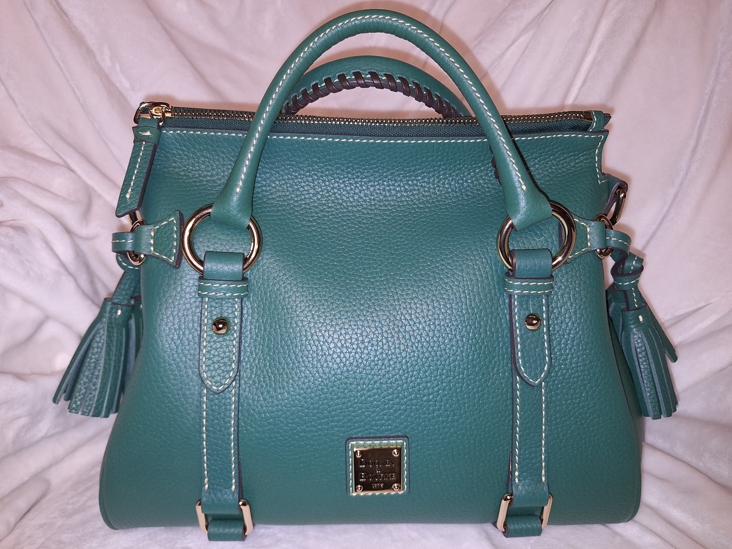 Dooney & Bourke Pebble Leather Satchel - Kelly Green - NWT (Price Includes Shipping)