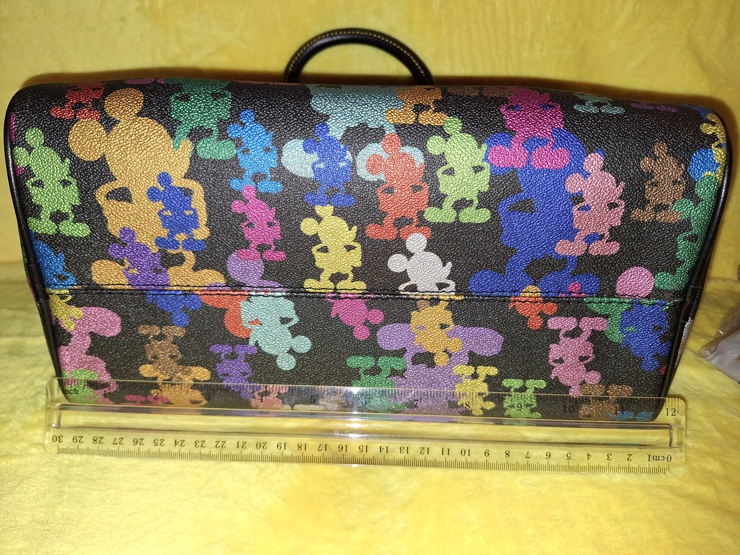 Dooney & Bourke Wonder Mickey 10th Anniversary Satchel - Black - NWT (Comes with 2 Matching Coin Purses - 1 Silver NWT & 1 Black EUC) - Price Includes Shipping