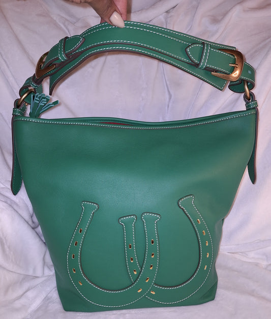 Dooney & Bourke Western Large Hobo - Green - NWT & Possibly One Of A Kind - Sample Bag (Price Includes Shipping)