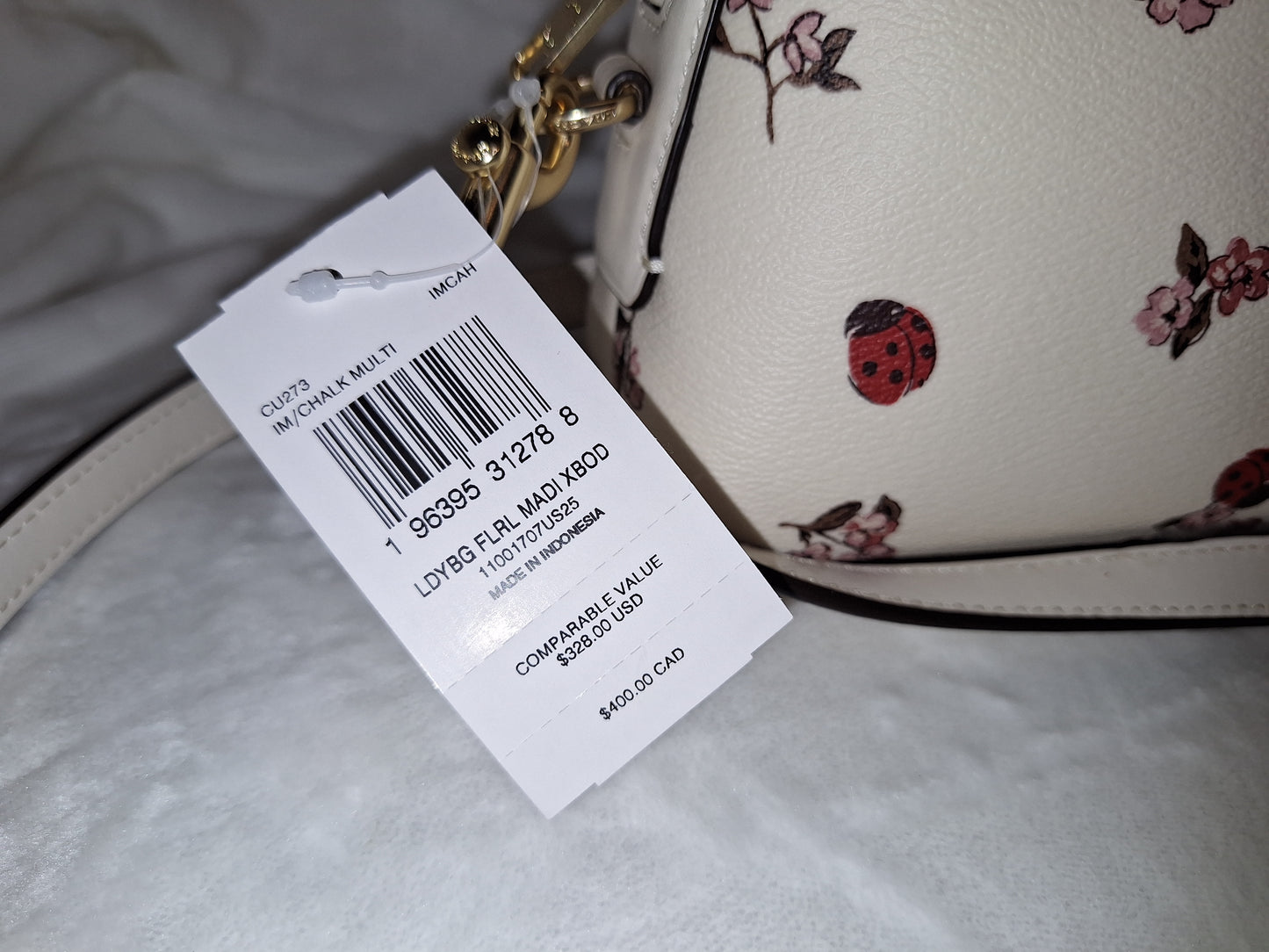 Coach Madi Crossbody - Ladybug Floral - NWT (Price Includes Shipping)