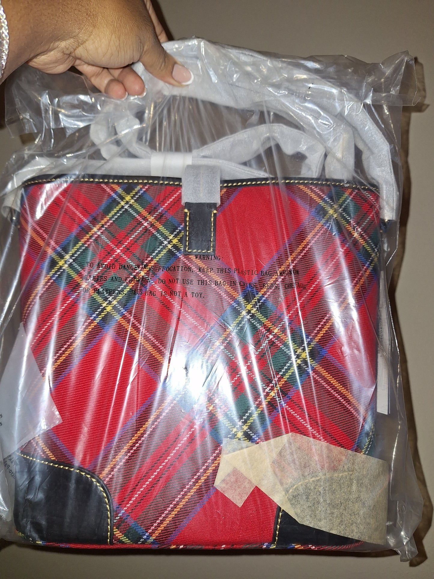 Dooney & Bourke Tartan Crossbody Bucket - Red - NWT (Price Includes Shipping)