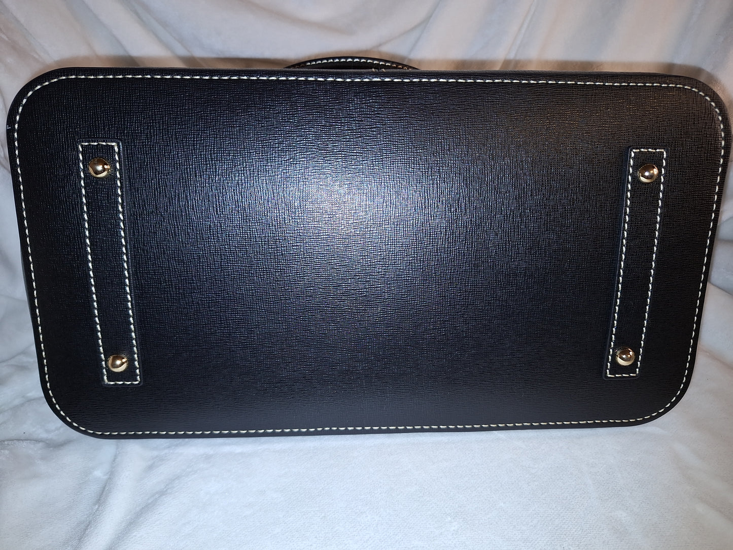 Dooney & Bourke Saffiano Perry Satchel - Black/Black - NWT (Price Includes Shipping)