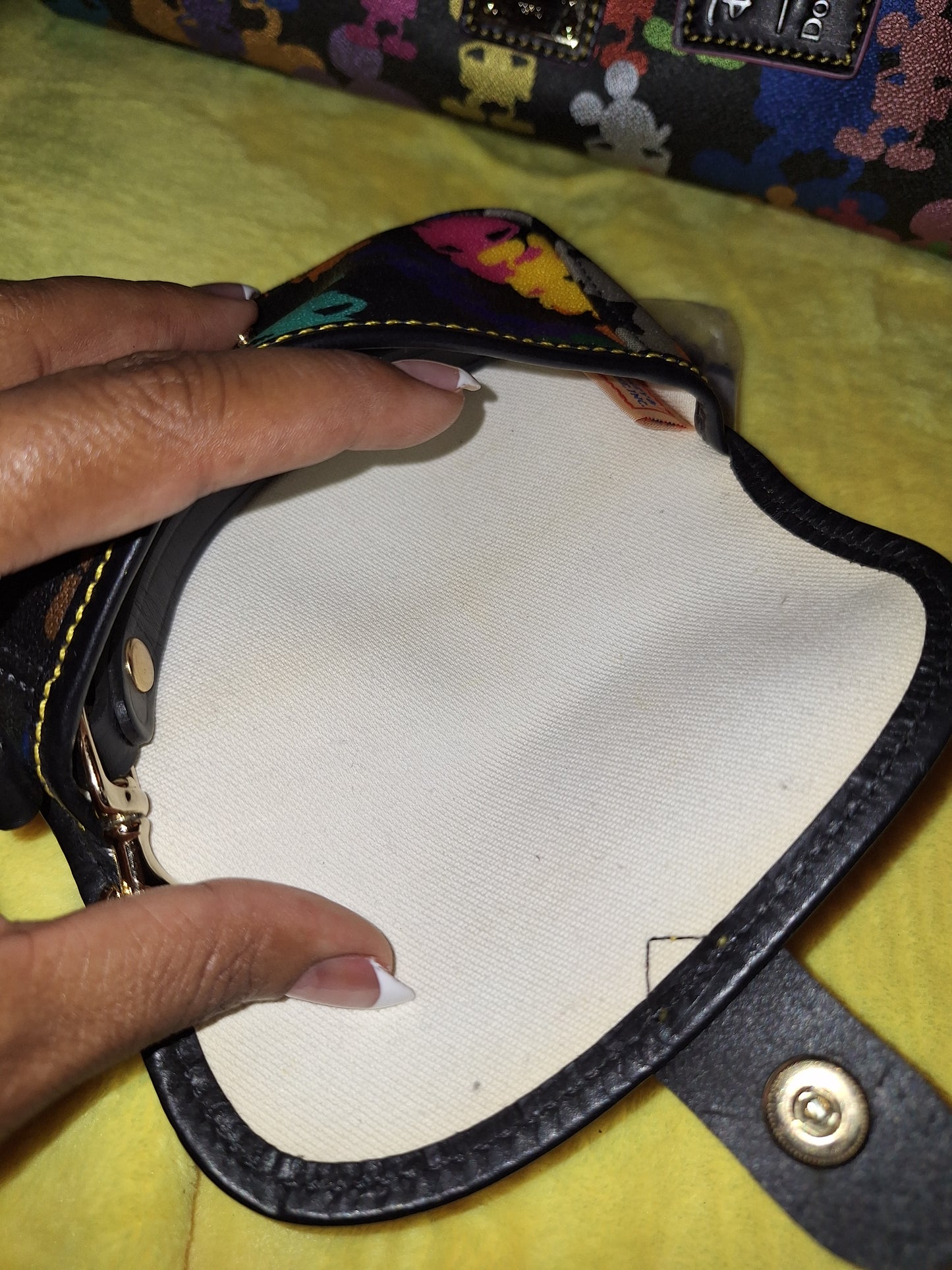 Dooney & Bourke Wonder Mickey 10th Anniversary Satchel - Black - NWT (Comes with 2 Matching Coin Purses - 1 Silver NWT & 1 Black EUC) - Price Includes Shipping