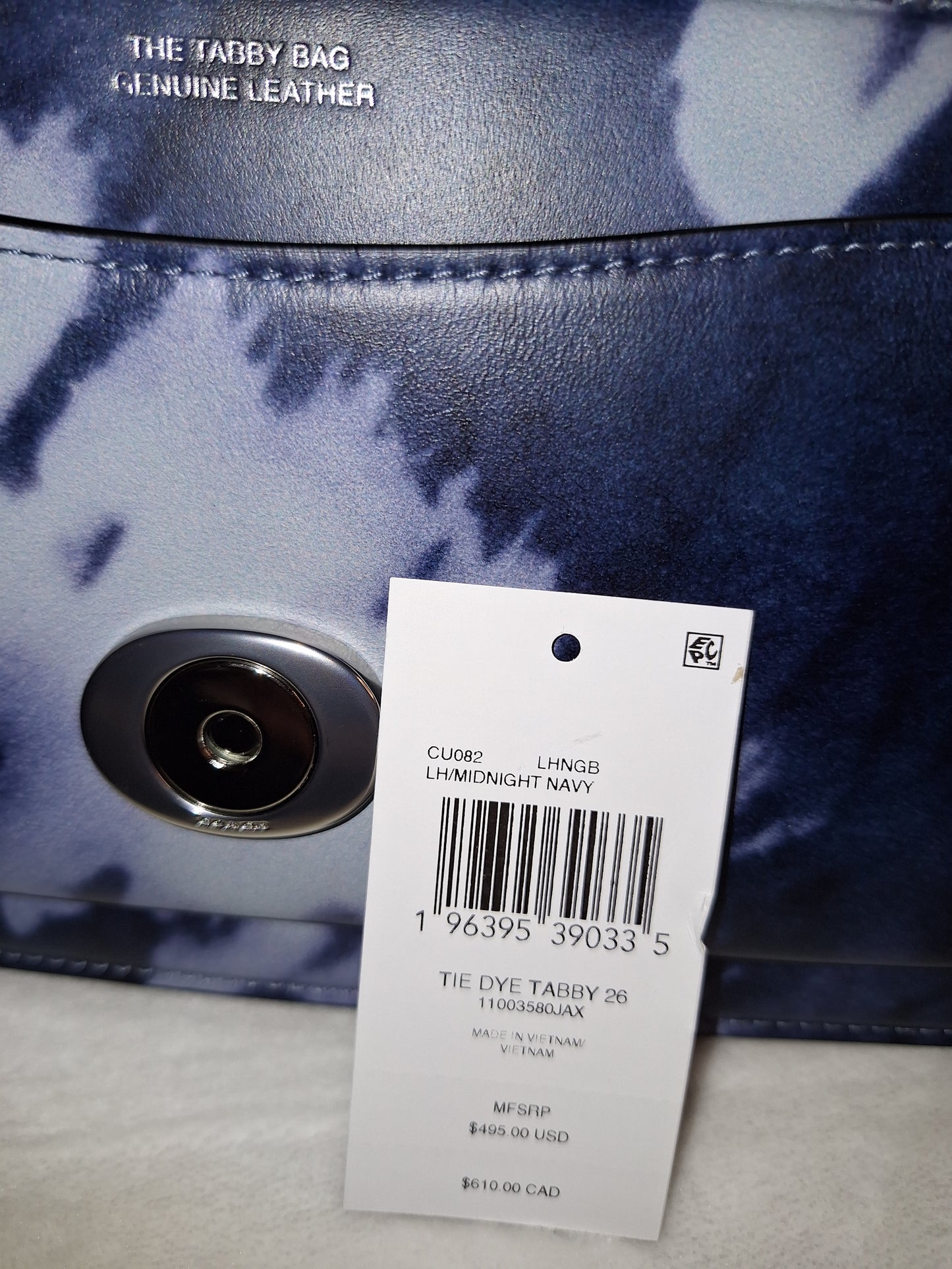 Coach Tabby 26 Tie Dye Leather & Matching Wallet - NWT (Price Includes Shipping)