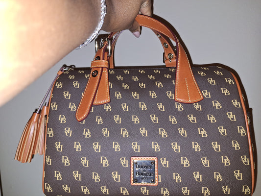 Dooney & Bourke Kendra Satchel - Gretta/Brown/Tan - NWT (Price Includes Shipping)