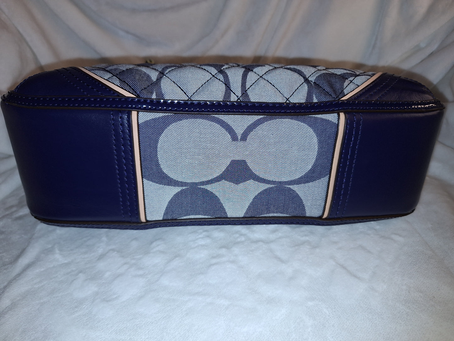 Coach Poppy Quilted Signature Denim Chain Tote - EUC (Price Includes Shipping)