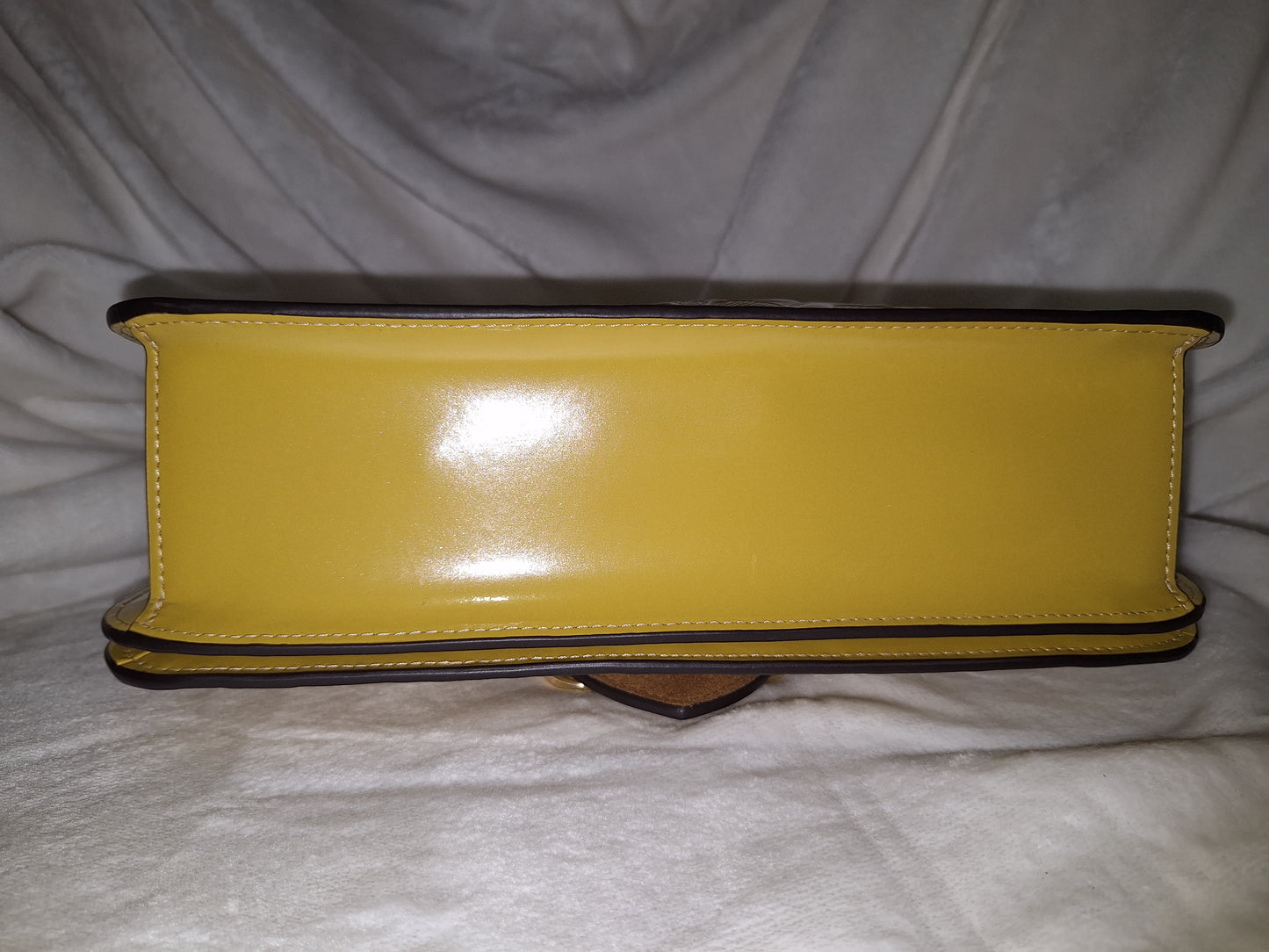 Coach Patent Morgan Bag & Snap Wallet - Gold (Yellow) - NWT (Price Includes Shipping)