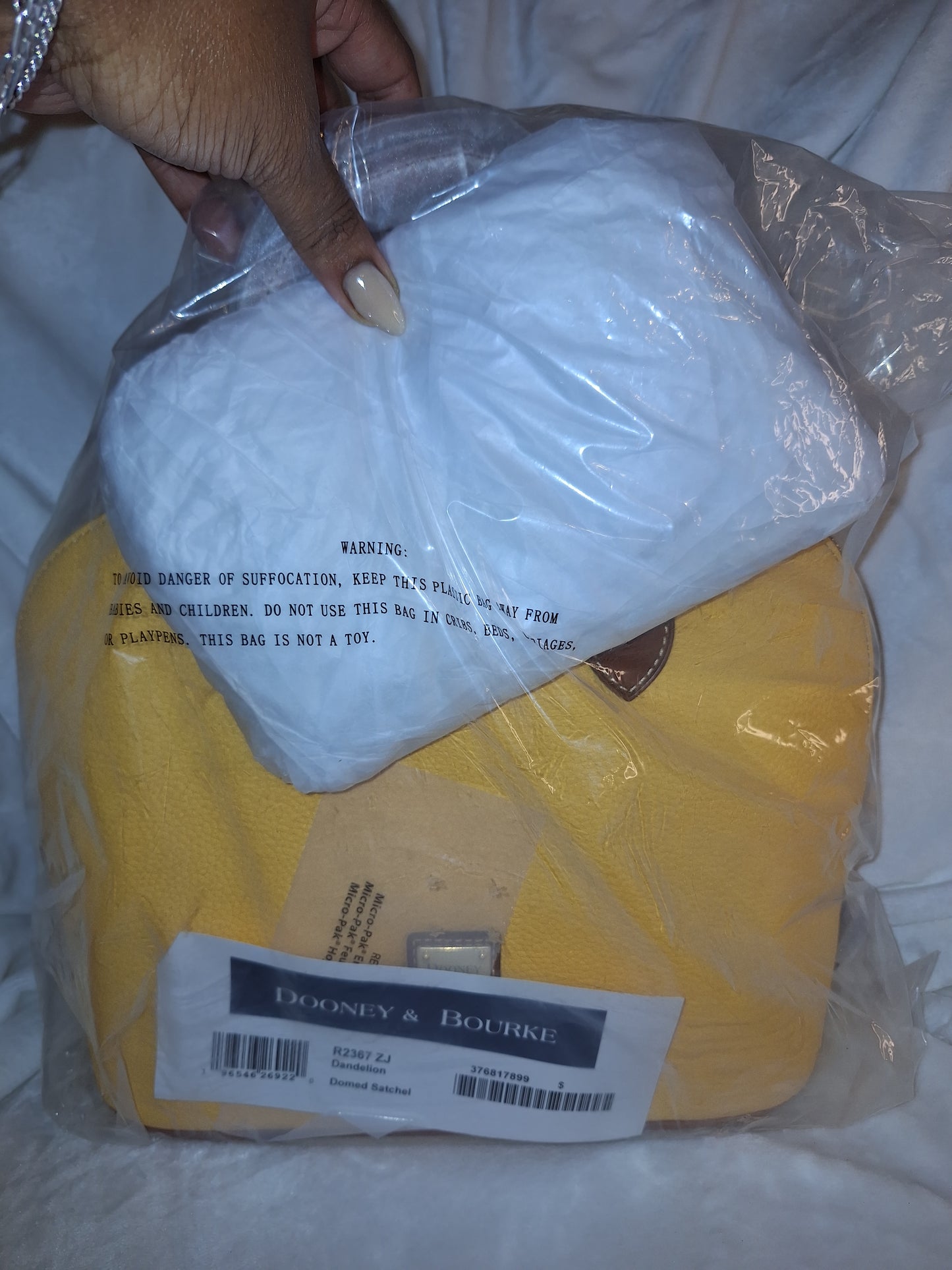 Dooney & Bourke Domed Satchel - Dandelion - NWT (Price Includes Shipping)